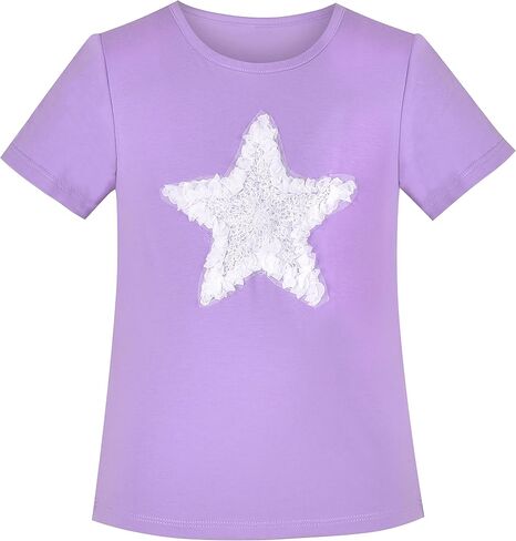 Sunny Fashion 2 Packs Girls Top Tee Shirt Long Sleeve Gray Pink School Uniform in Saudi Arabia