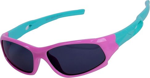 JoXiGo Kids Sunglasses for Boys Girls with Strap, Flexible Frame Polarized UV400 Sport Sunglasses for Children Age 3-12 in Saudi Arabia
