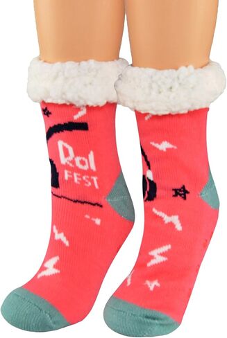 جوارب شيربا الحرارية المنفوشة من اراد، جوارب روك فيستيفال لمحبي الموسيقى، 3 ازواج in Kuwait