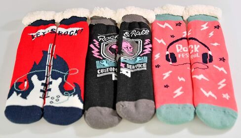 جوارب شيربا الحرارية المنفوشة من اراد، جوارب روك فيستيفال لمحبي الموسيقى، 3 ازواج in Kuwait