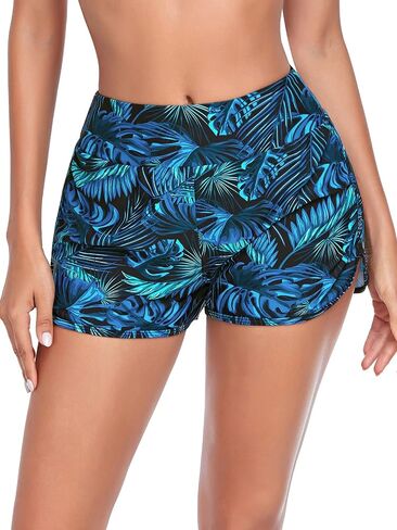 RELLECIGA Women's High Waisted Swim Shorts Swim Board Shorts for Women in Saudi Arabia