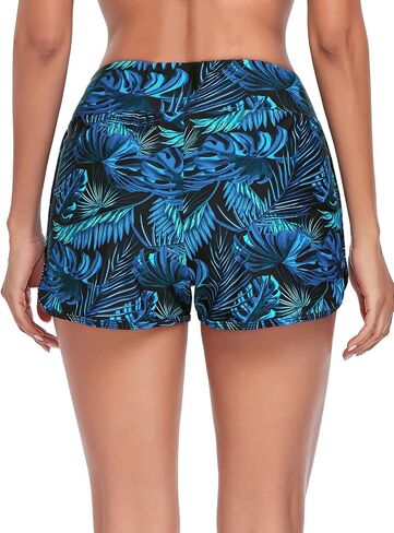 RELLECIGA Women's High Waisted Swim Shorts Swim Board Shorts for Women in Saudi Arabia