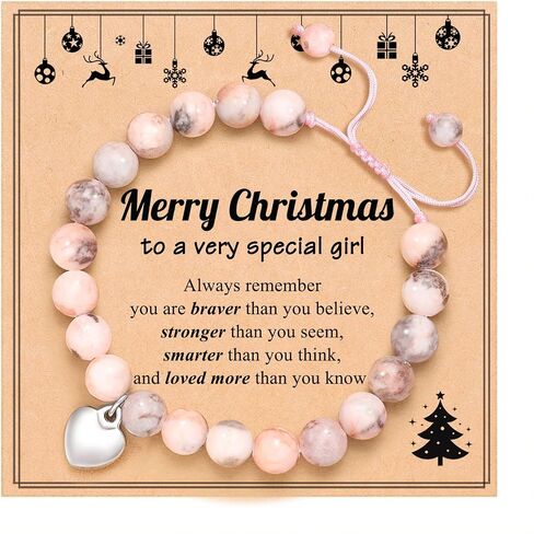 UNGENT THEM Christmas Gifts for Teen Girls/Teen Boys, Adjustable Charm Bracelet for Teenager Xmas Christmas Gift in Saudi Arabia