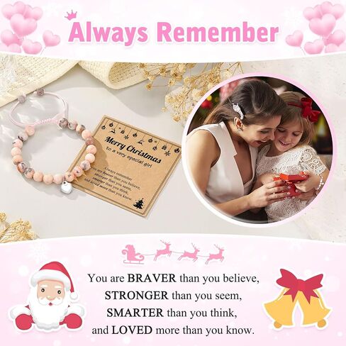 UNGENT THEM Christmas Gifts for Teen Girls/Teen Boys, Adjustable Charm Bracelet for Teenager Xmas Christmas Gift in Saudi Arabia