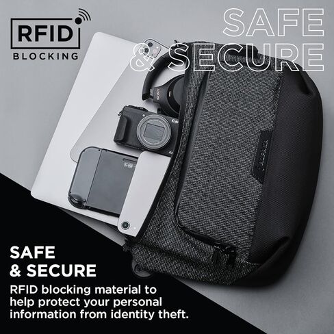 حقيبة ماسنجر كروس برافو سلينج ماكس من الباكا | حقيبة ظهر مضادة للسرقة | حقائب كتف كروس خفيفة الوزن للسفر in Kuwait