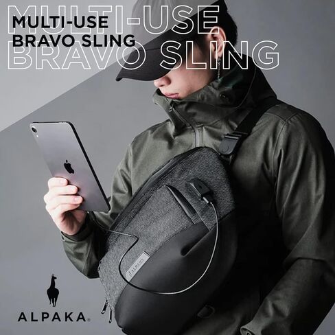 حقيبة ماسنجر كروس برافو سلينج ماكس من الباكا | حقيبة ظهر مضادة للسرقة | حقائب كتف كروس خفيفة الوزن للسفر in Kuwait