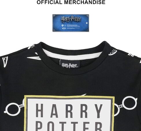 Popgear Boy's Harry Potter Icons Boys Crewneck Sweatshirt Black fashion-sweatshirts (pack of 1) in Kuwait