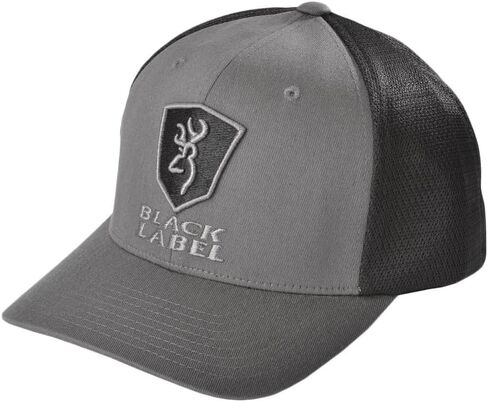 Browning Alfa Mesh Back FF Cap, Grey/Black, Small/Medium in Saudi Arabia