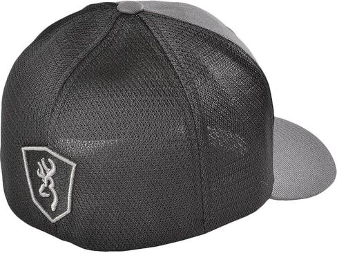 Browning Alfa Mesh Back FF Cap, Grey/Black, Small/Medium in Saudi Arabia