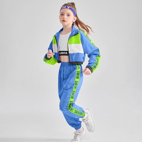 Girls Dance Clothing Set, Hip Hop Modern Jazz Team Performance Costume, Girls Dance Wear Sets in Kuwait