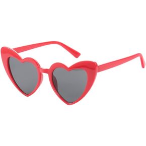 GEMILY Heart Sunglasses Fashion Red Love Party Valentine's Day.Glasses Novelty Summer Outdoor Eyewear Rave Accessory for Women and Girls in Saudi Arabia