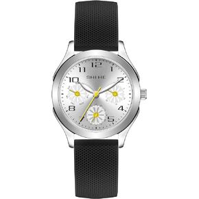 Analog Watch for Kids Girls Boys Teens, 5-18 Years Old, Learning Time and Easy to Read, Minimalist Quartz Wrist Watch with Soft Band