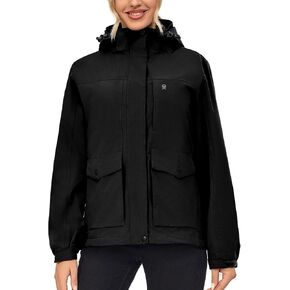 Little Donkey Andy Women's Softshell Jacket Lightweight Windbreaker Jacket with Hood Waterproof Outdoor Camping Hiking in Saudi Arabia