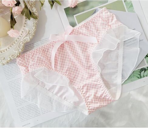 Joyralcos Women’s Bikini Brief Panties Japanese Anime Underwear Lolita Frill Trim Panty Set in Saudi Arabia