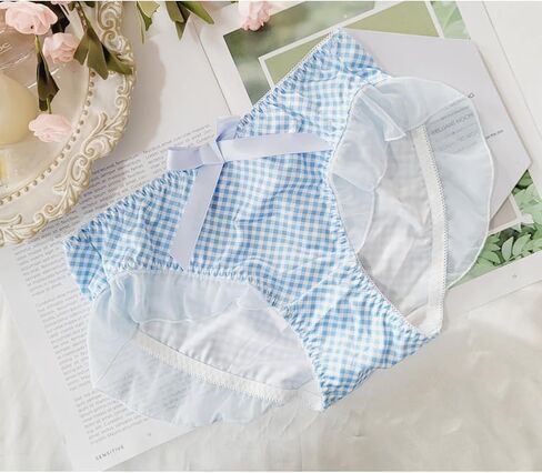 Joyralcos Women’s Bikini Brief Panties Japanese Anime Underwear Lolita Frill Trim Panty Set in Saudi Arabia