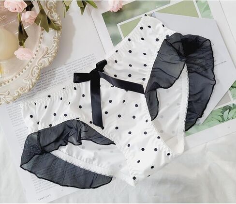Joyralcos Women’s Bikini Brief Panties Japanese Anime Underwear Lolita Frill Trim Panty Set in Saudi Arabia