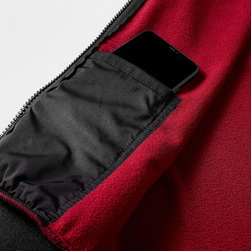 LAIWANG Men's Color Block Hoodie-Full Zip Ultimate Heavyweight Fleece Hoodie-Camo zip up hoodie With Kanga Pocket in Kuwait