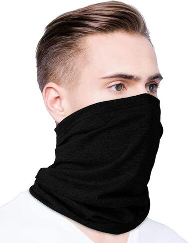 كيرل وشاح لتغطية الرقبة والوجه للرجال والنساء، جيد التهوية ومقاوم للشمس والرياح لصيد الاسماك والمشي لمسافات طويلة وركوب الدراجات - قطعتين in Kuwait