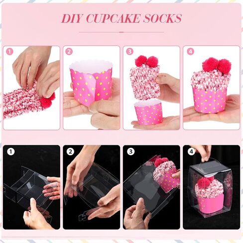 Hicarer 9 Pairs Valentine's Day Cupcake Socks Gifts for Women Girl Stocking Stuffers Christmas Gifts Fuzzy Fluffy Sock Birthday Gifts in Saudi Arabia
