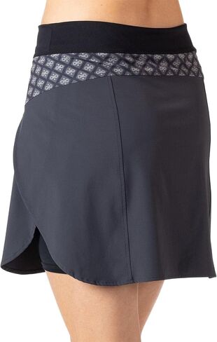 Terry Vista Skort, Women's Cycling Skirt with Attached Internal Padded Liner Short, 16.5 Inch Inseam in Saudi Arabia