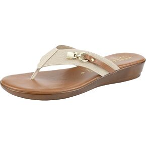 صندل مريح من شركة ITALIAN Shoemakers Vale ذو كعب منخفض للنساء