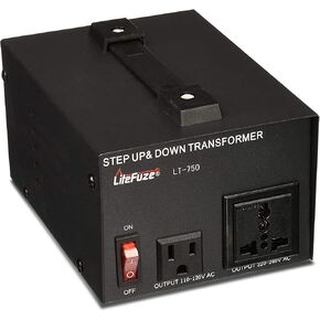 3000 Watt Voltage Converter Transformer Step Up/Down - 110v to 220v / 220v to 110v Power Converter - Fully USA Grounded Cord - Universal Outlet Socket, CE Certified in Saudi Arabia