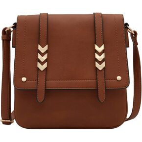 ALYSSA Double Compartment Large Flapover Crossbody Bag in Saudi Arabia
