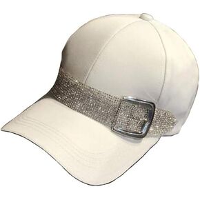 Happyera Baseball Cap Sun Hats Casual Sport Cap with Bling Rhinestone Decor