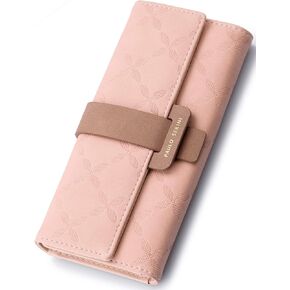 PAULO SERINI® Wallet Women - Womens Wallet with Coin Purse - Card Holder 9 Cards - Wristlet - Vegan Wallets for Women - Birthday Gifts for Women - Billeteras de Mujer - Carteras de Mujer - Olive Green