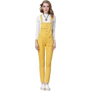 AvaCostume Womens Classic Adjustable Strap Jean Overalls