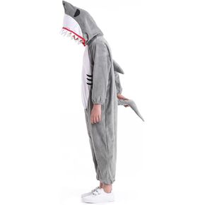 Unisex Animal Costume Kids，Plush Hooded Animals Pajamas Child，Halloween Carnival Animal Kid Jumpsuit Boys & Girls