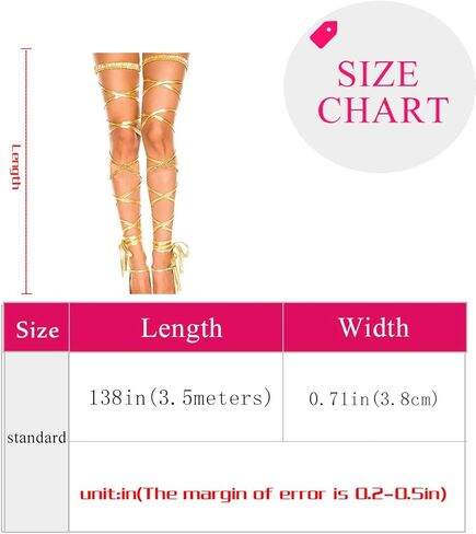 Wosois مثير الساق يلتف لامعة القوطية ضمادة الرباط حزام مهرجان الهذيان الرقص حزب زي للنساء والفتيات in Kuwait