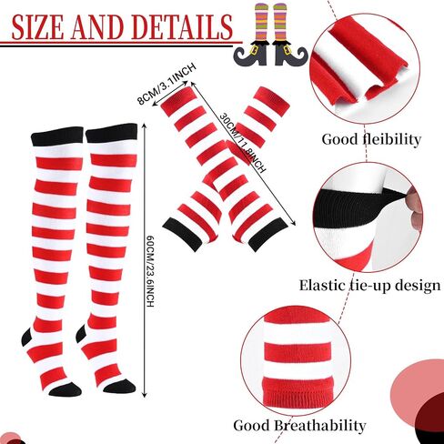 Matiniy 5 PCS Cat Costume Set Include Cat Headband Bow Tail Gloves Knee Socks Tie for Women Girls Halloween Cosplay in Saudi Arabia