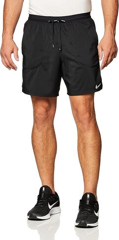 Nike Men's Flex Stride 7" 2-in-1 Running Shorts, Black, Large in Saudi Arabia