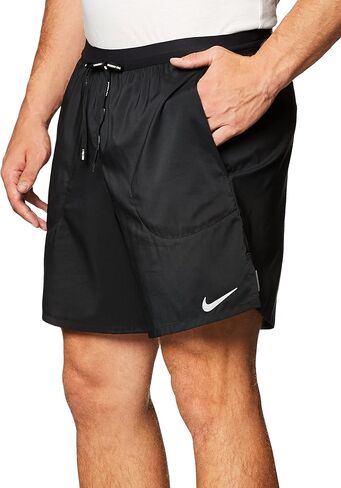 Nike Men's Flex Stride 7" 2-in-1 Running Shorts, Black, Large in Saudi Arabia
