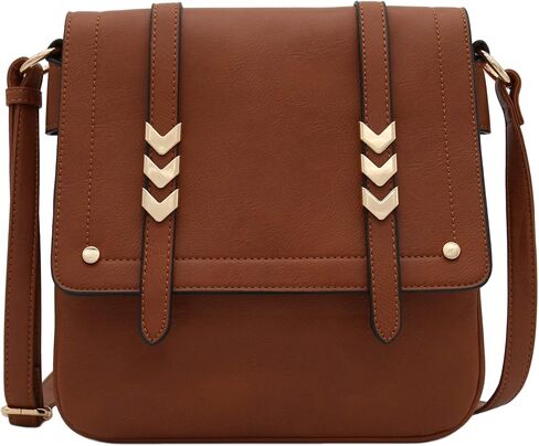 ALYSSA Double Compartment Large Flapover Crossbody Bag in Kuwait