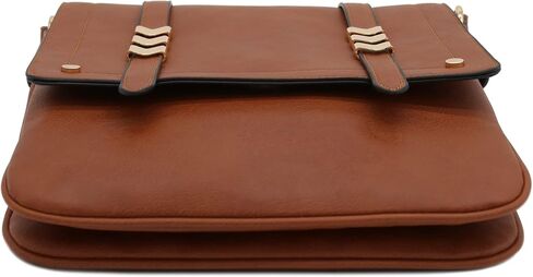 ALYSSA Double Compartment Large Flapover Crossbody Bag in Kuwait