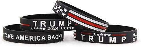 سوار Yangmics Direct 4 Trump Keep America Great for President 2020 من السيليكون - أساور معصم تحفيزية ملهمة - هدايا للبالغين من الجنسين للرجال والنساء والأولاد والبنات in Kuwait