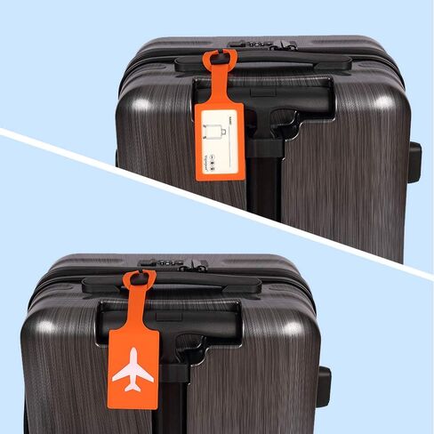 بطاقات الأمتعة المصنوعة من السيليكون مكونة من 4 قطع مع بطاقة هوية الاسم من Vigorport in Kuwait