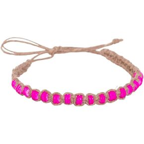 BlueRica Puka Shell Beads on Hemp Anklet in Kuwait