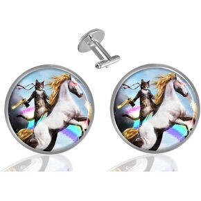 ecowcow Custom Classic Jewelry Tuxedo Shirt Gold Cufflinks Men's Unique Business Wedding Gifts in Kuwait