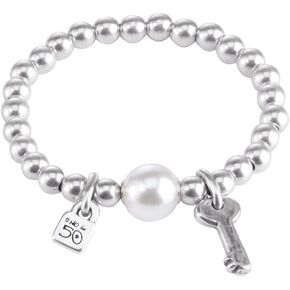UNOde50 Llavestruz Bracelet, 17 centimeters, Metal, Pearl in Saudi Arabia