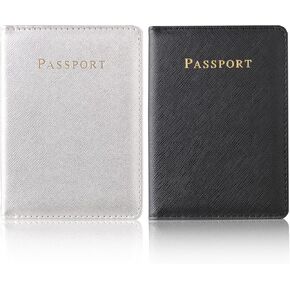 Passport Holder for Travel Women and Men RFID Passport Holder with Card Slots Holder Passport Case Passport cover Passport Wallet Travel Essentials and Accessories (Buckle, PINK)