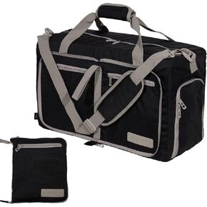 LEGEND Foldable Travel Duffle Bag - Lightweight Carry On Duffel Bag with Pockets, Straps & Zipper - Ideal for Sleepover, Weekend Getaways & Versatile Weekender Bag for Hospital Stays (80L, Royal Blue) in Kuwait