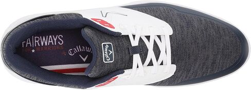 Callaway Men's Coronado V3 Sl Golf Shoe, Black/Red, 11.5 in Saudi Arabia