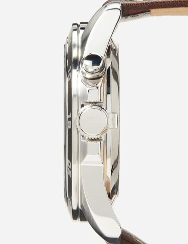 Seiko Herren-Uhr Kinetik Edelstahl mit Lederband in Saudi Arabia