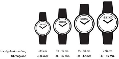 Seiko Herren-Uhr Kinetik Edelstahl mit Lederband in Saudi Arabia