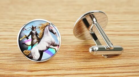 ecowcow Custom Classic Jewelry Tuxedo Shirt Gold Cufflinks Men's Unique Business Wedding Gifts in Kuwait