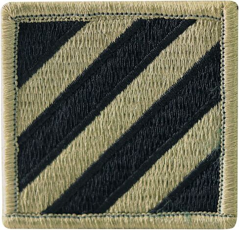 3rd Infantry Division OCP Hook & Loop Patch in Saudi Arabia