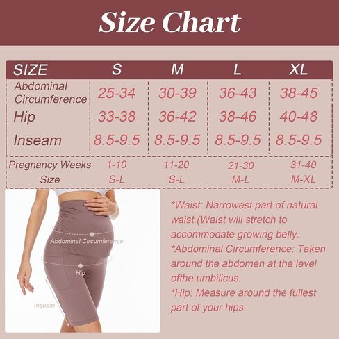 YOLIX مجموعة من 2 شورت للحمل فوق البطن، شورت أسود عالي الخصر للتمرين مقاس 8 بوصات مع جيوب in Kuwait